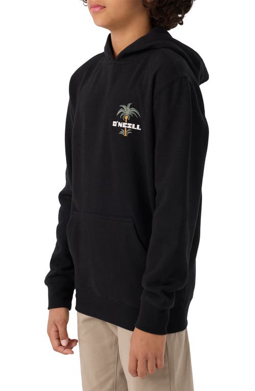 Shop O'neill Kids' Fifty Two Graphic Hoodie In Black