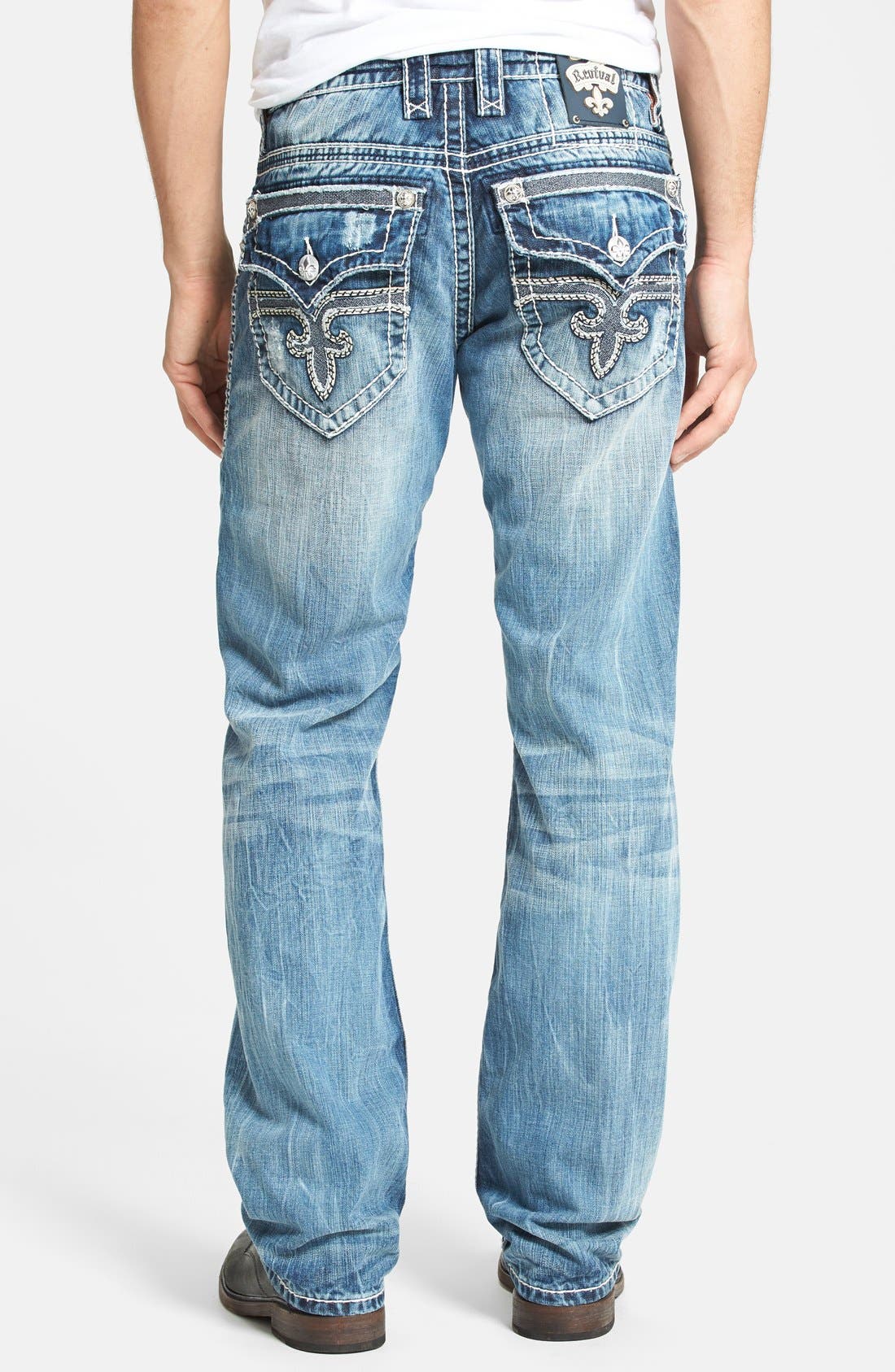 rock revival mens designer jeans