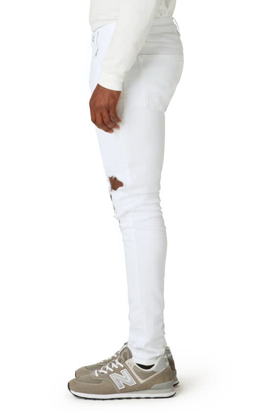 Hudson Super Stretch Skinny Ripped Jeans In Unknown