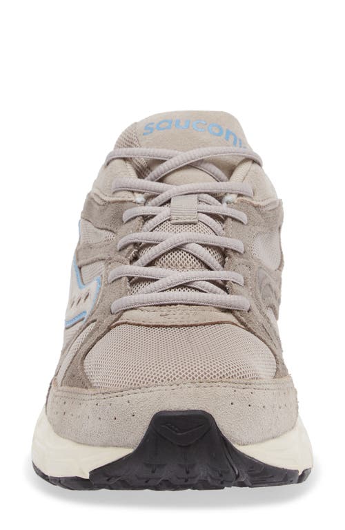 Shop Saucony Grid Ride Millennium Sneaker In Grey/off White