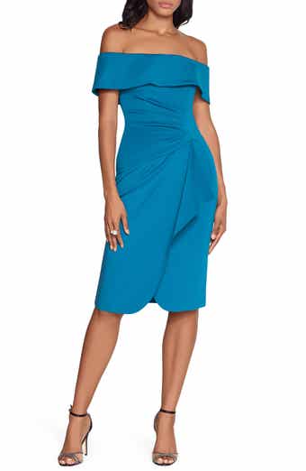 Dress the population bailey top off the shoulder dress
