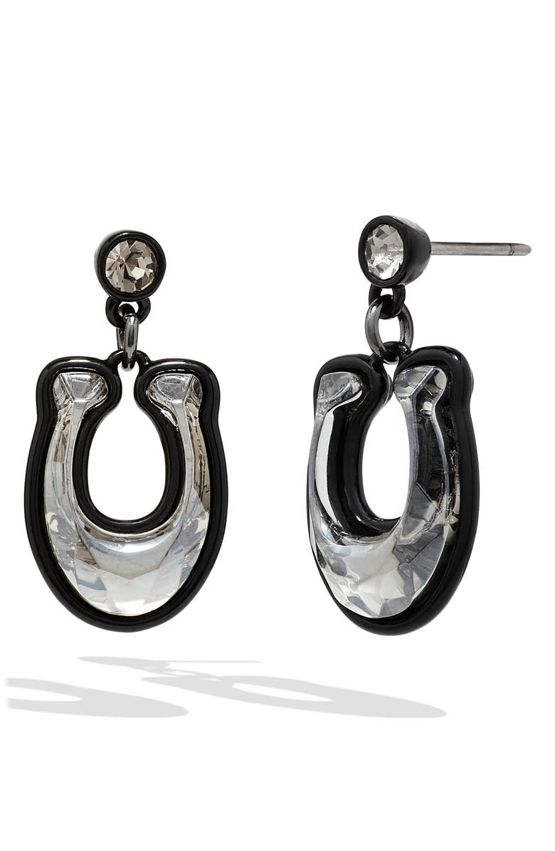 COACH Crystal C-Drop Earrings | Nordstrom