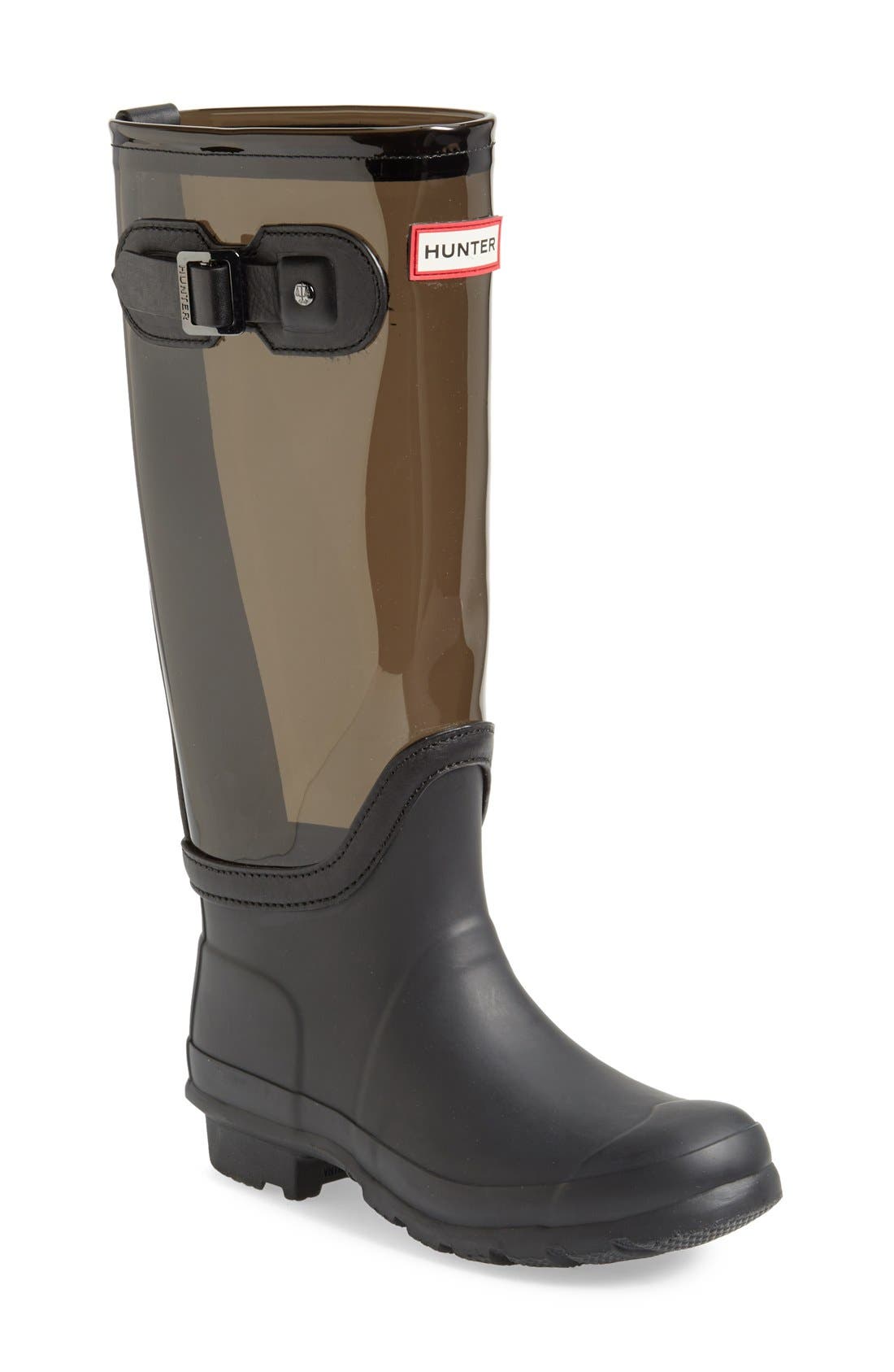 clear rain boots for adults
