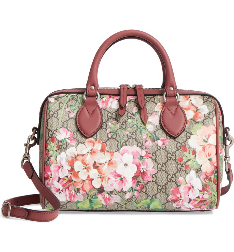Gucci Small Blooms Top Handle GG Supreme Canvas Bag | Nordstrom