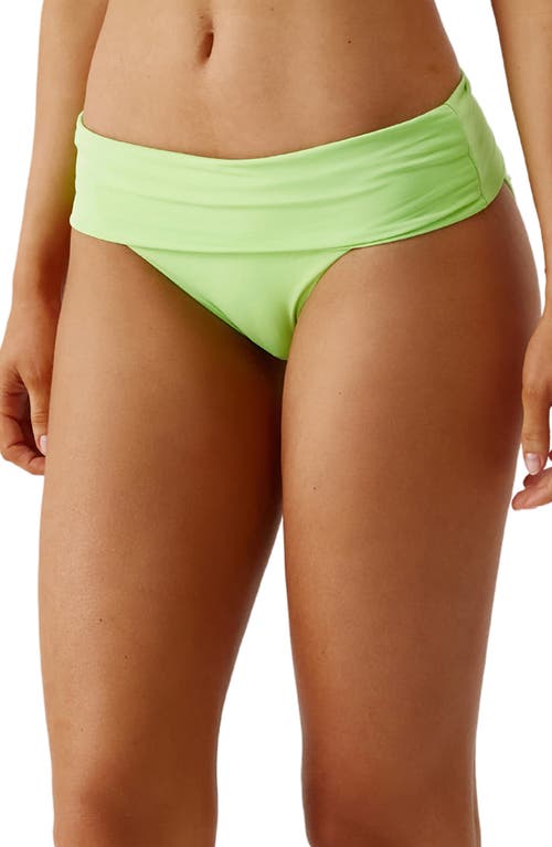 Brussels Foldover Bikini Bottoms in Lime