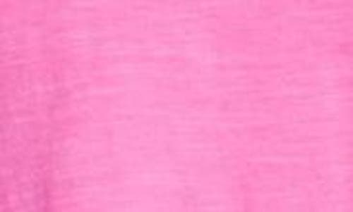Apny Layered Hem Cotton Slub Top In Raspberry