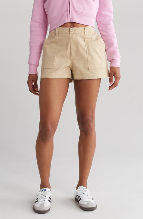 Mid Rise Utility Shorts