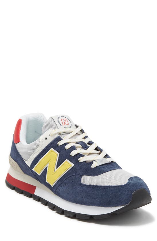 New Balance 574 D Rugged Sneaker In Blue Navy