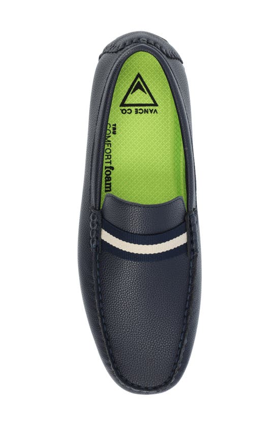 Vance Co. Griffin Tru Comfort Slip-on Driver In Blue