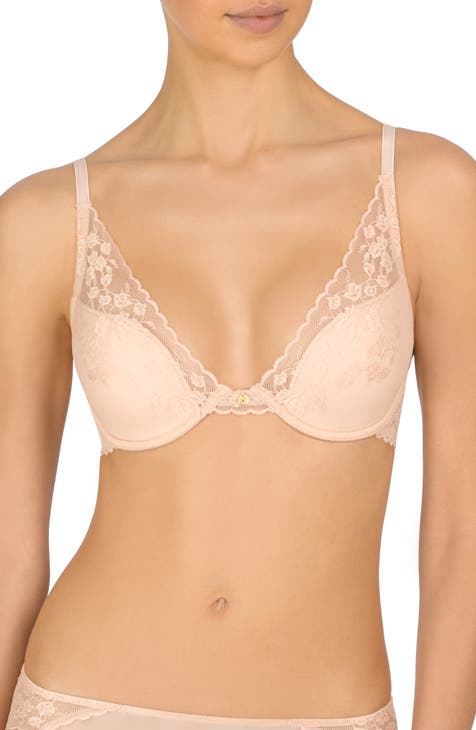 SKIMS - Lace Trim Wireless Triangle Bra in Cherry Blossom at Nordstrom