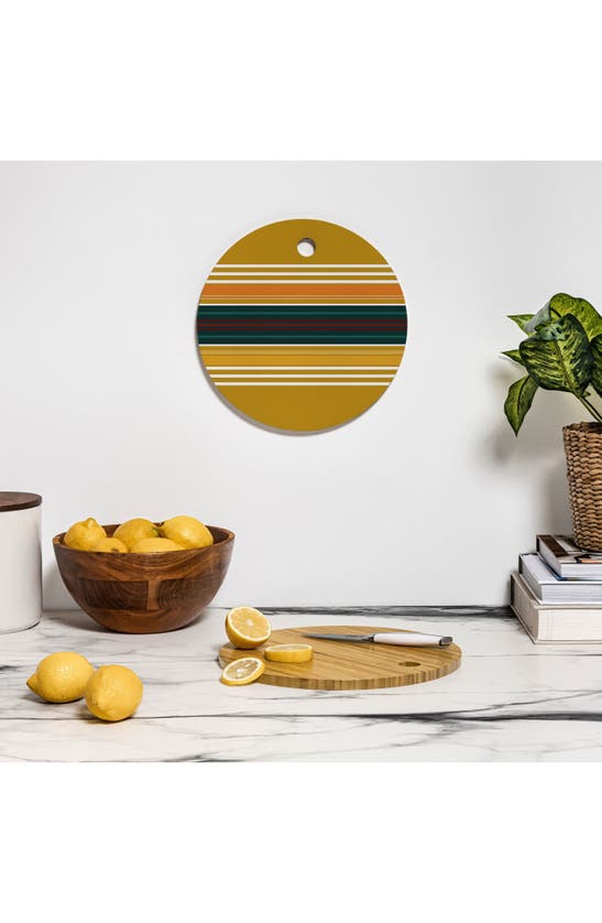 Deny Designs Levar Cutting Board In Yellow