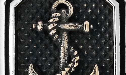 Yield Of Men Anchor Pendant Necklace In Silver