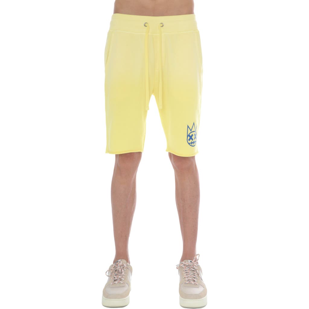 Cult of Individuality Cutoff Ombré Sweat Shorts in Vintage Yellow  product