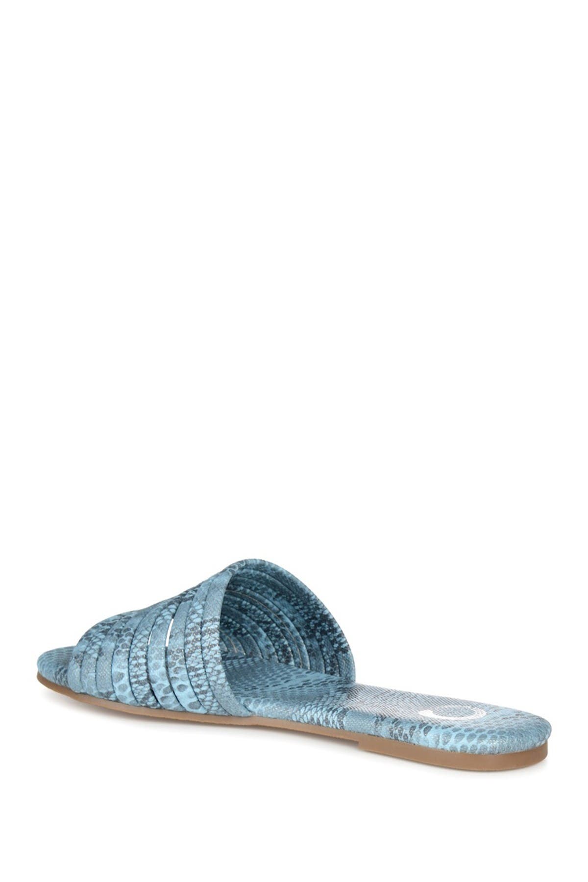 JOURNEE COLLECTION JOURNEE MARISOL SNAKE PRINT SLIDE SANDAL,052574856231