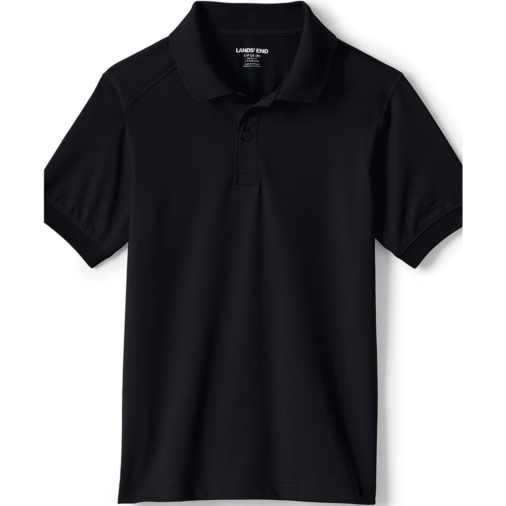 LANDS' END LANDS' END SCHOOL UNIFORM KIDS SHORT SLEEVE RAPID DRY POLO SHIRT
