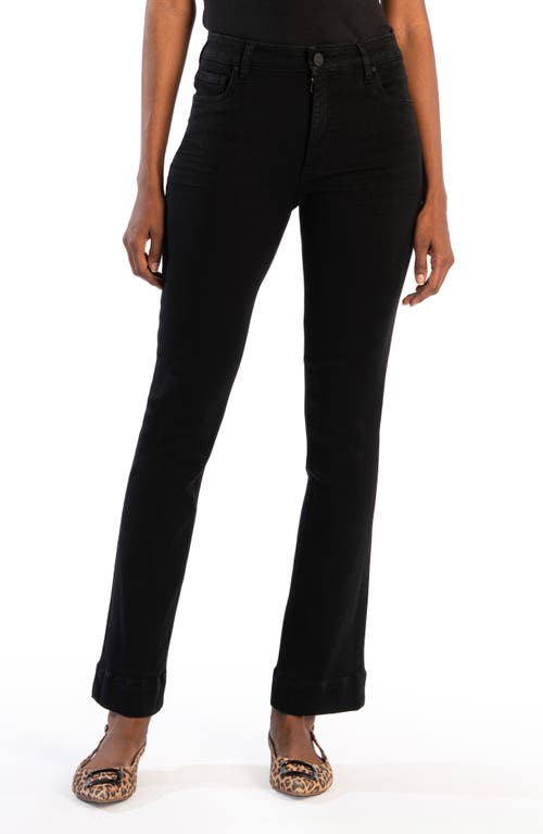 Shop Kut From The Kloth Kelsey High Waist Kick Flare Jeans In Black