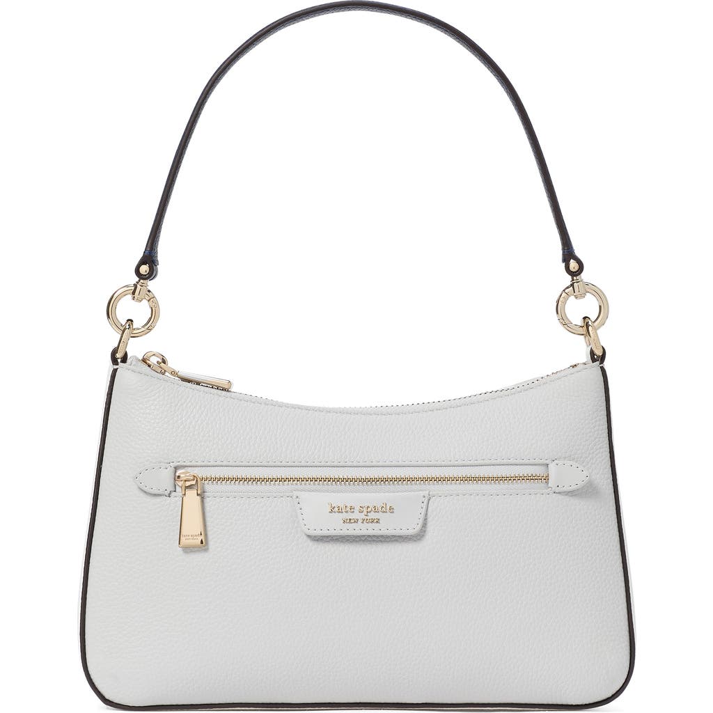 Kate Spade New York Hudson Pebbled Leather Medium Shoulder Bag In Stone Path Multi
