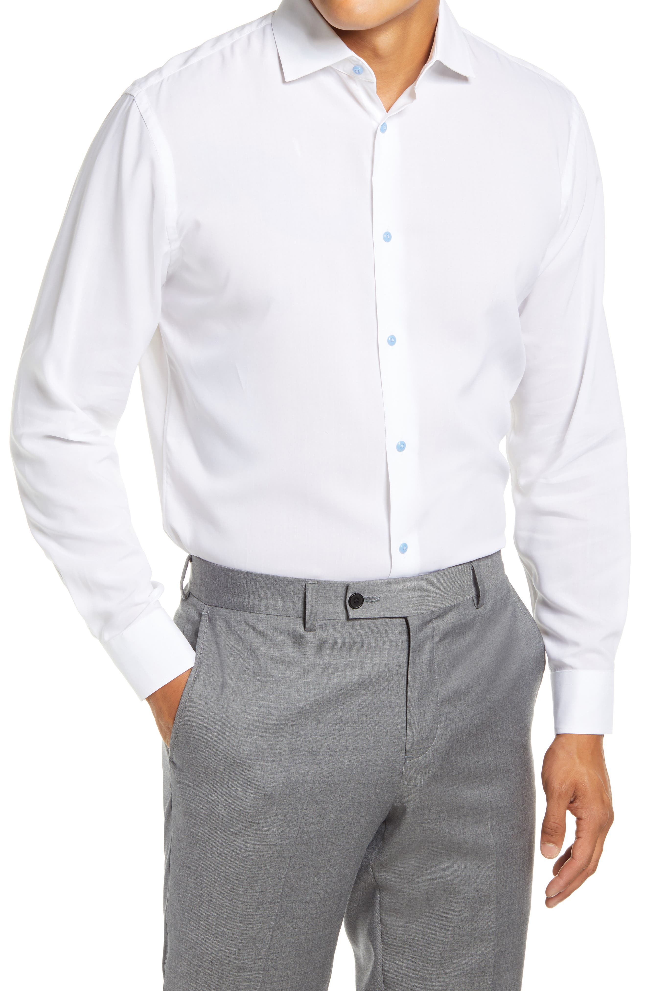 nordstrom white dress shirt