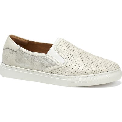 Trask Lillian Water Resistant Slip-On Sneaker- Ivory