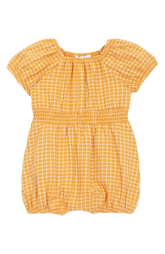 Mabel + Honey Babies' Butterscotch Romper In Yellow