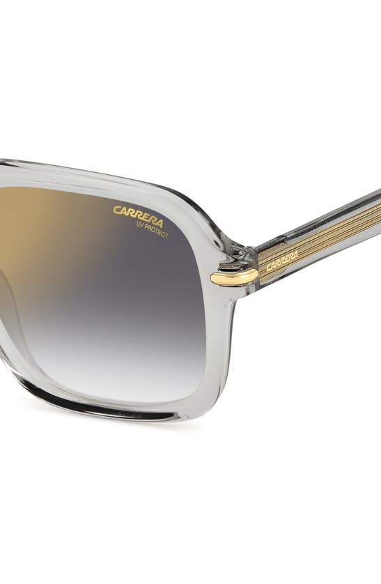 Shop Carrera Eyewear 55mm Gradient Square Sunglasses In Grey/ Gray