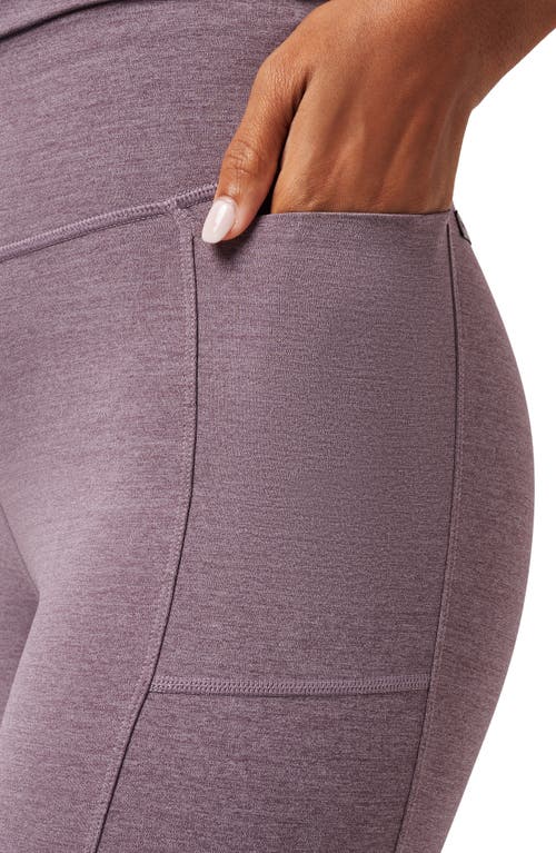 Shop Travismathew Where It Counts Pocket Leggings In Heather Moonscape