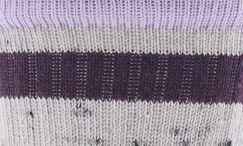 Shop Smartwool Everyday Larimer Crew Socks In Ultra Violet