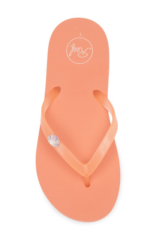 Shop Reef Kids' Charming Flip Flop In Peach