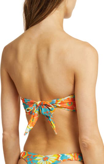 Strapless Bandeau Bikini Top - Lemontini –Kulani Kinis