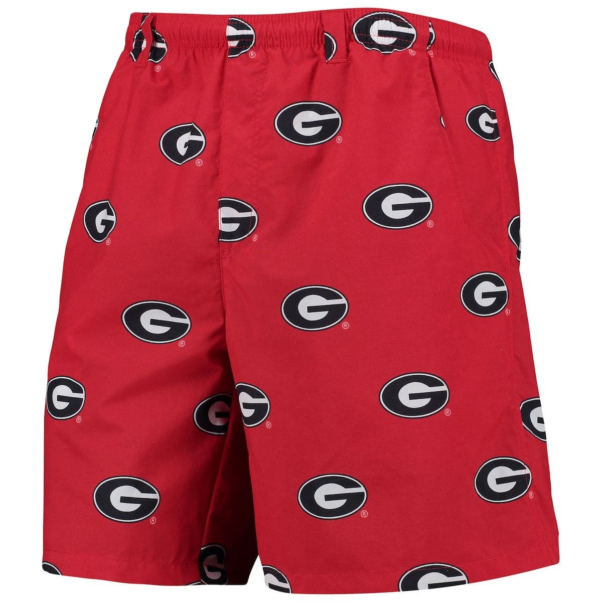 red columbia shorts