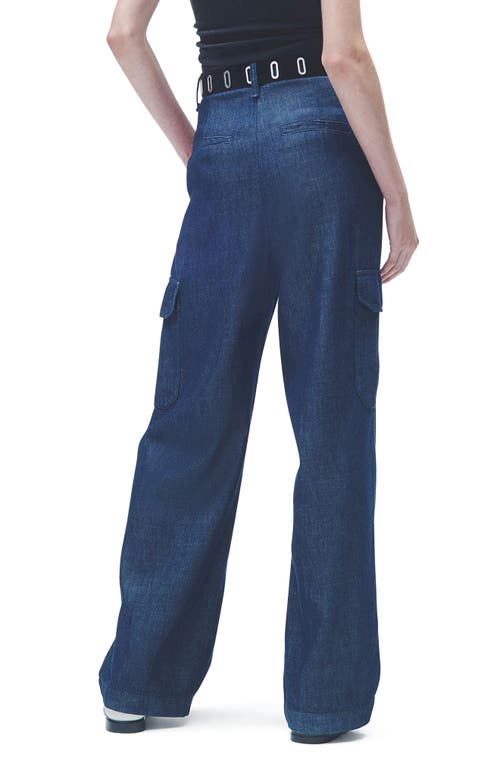 Shop Rag & Bone Featherweight Cassidy Cargo Jeans In Rinse
