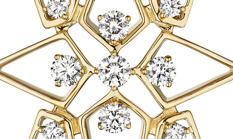 Shop Hueb Estelar Diamond Pendant Necklace In Yellow Gold
