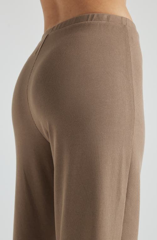 Losano Serene Rib Relaxed Pant In Pine Bark