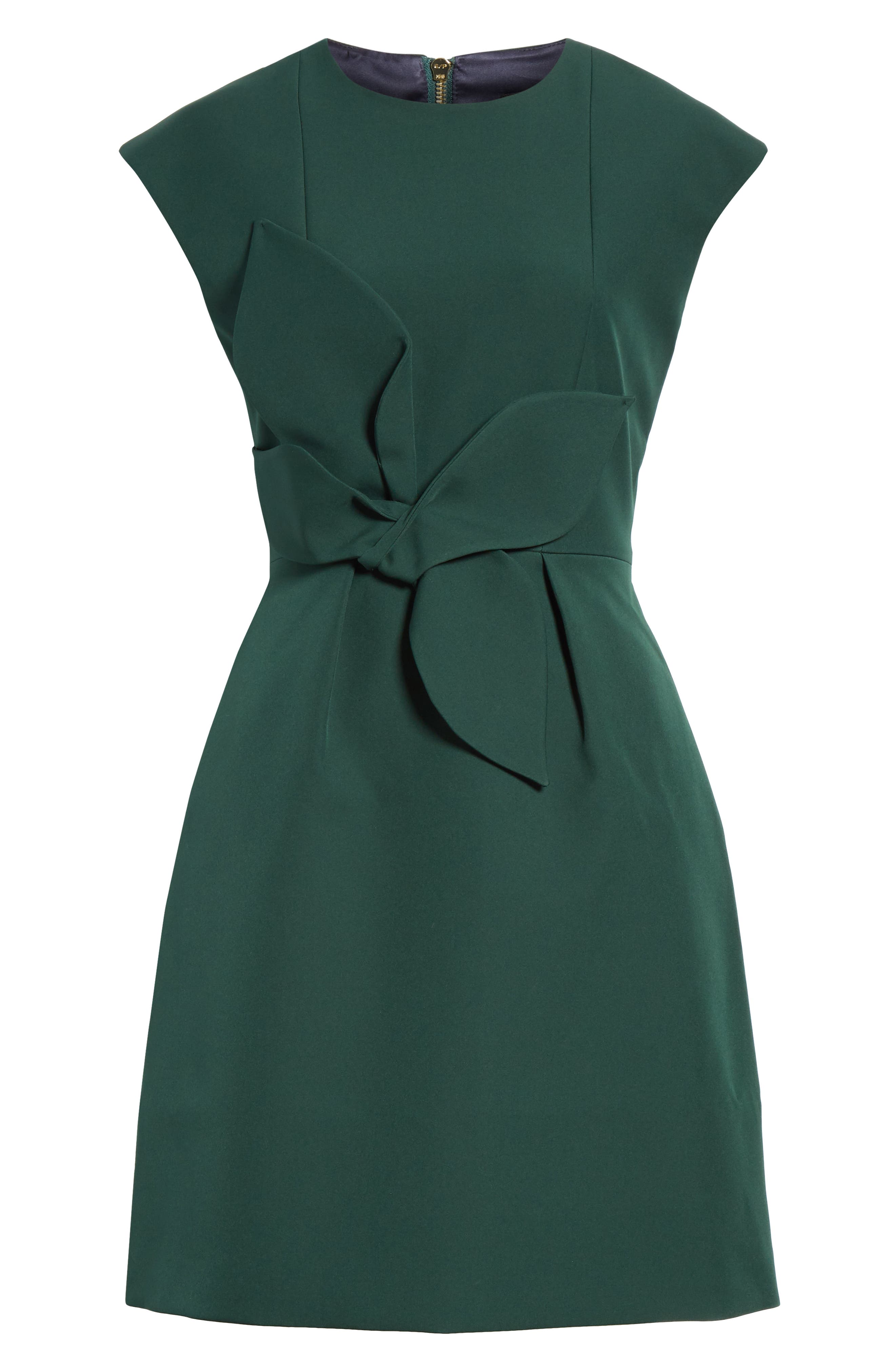 polly structured bow dress