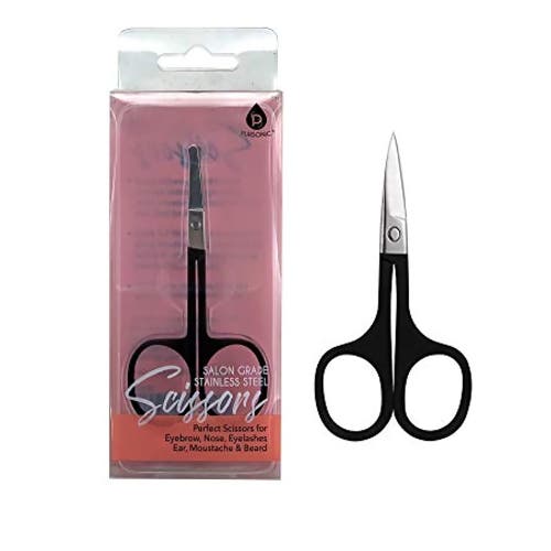 Pursonic Salon Grade Stainless Steel Scissors In Black