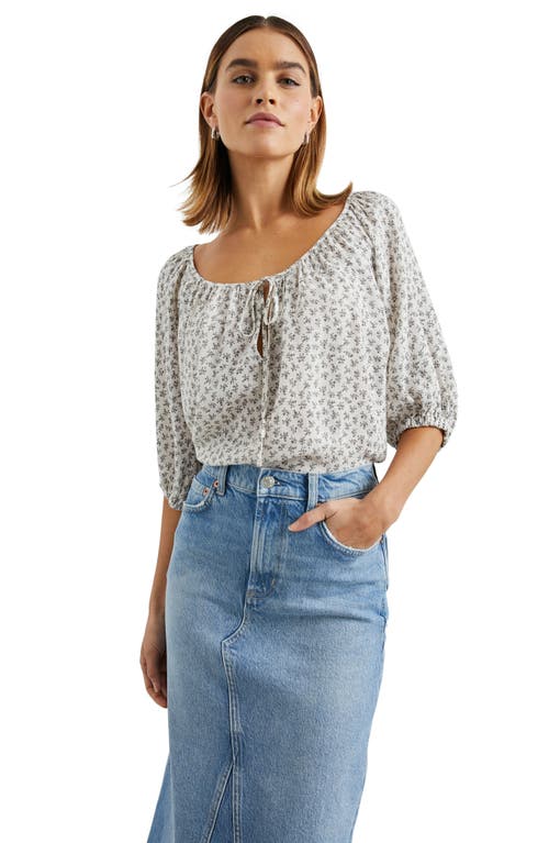 Shop Rails Kirstie Floral Linen Blend Top In Bella Floral