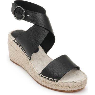 Splendid Addie Wedge Espadrille Sandal, Black