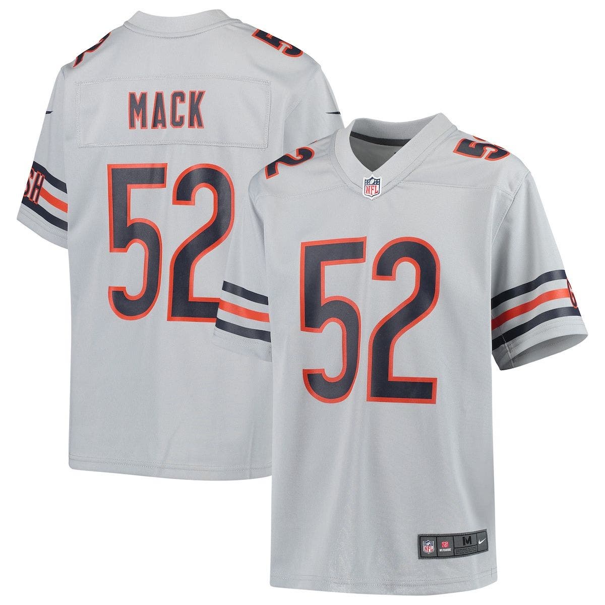 UPC 193774538869 product image for Youth Nike Khalil Mack Silver Chicago Bears Inverted Game Jersey at Nordstrom | upcitemdb.com