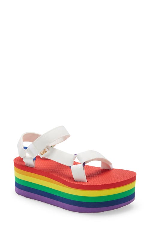 Fashion rainbow teva sandals