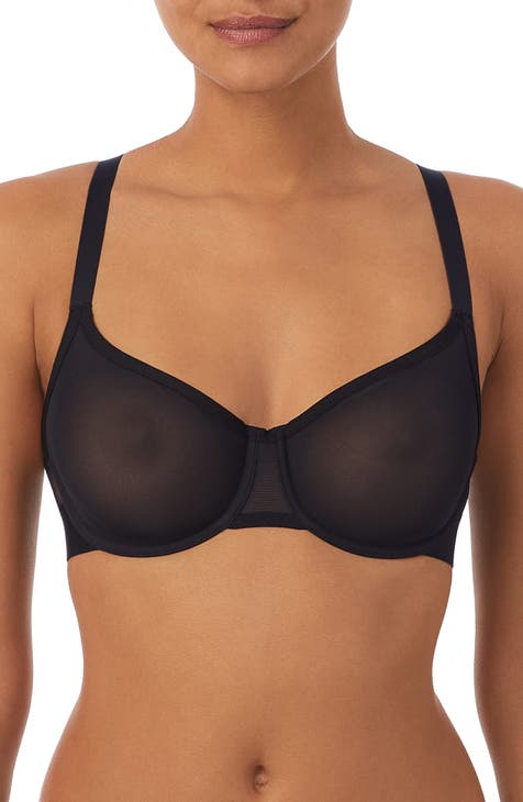 DKNY Women's 2-pack Soft Stretch Seamless Bra Colors Glow Black/size Large  for sale online