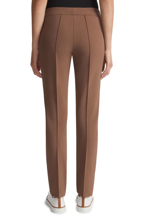 Shop Lafayette 148 New York Gramercy Acclaimed Stretch Pants In Wood