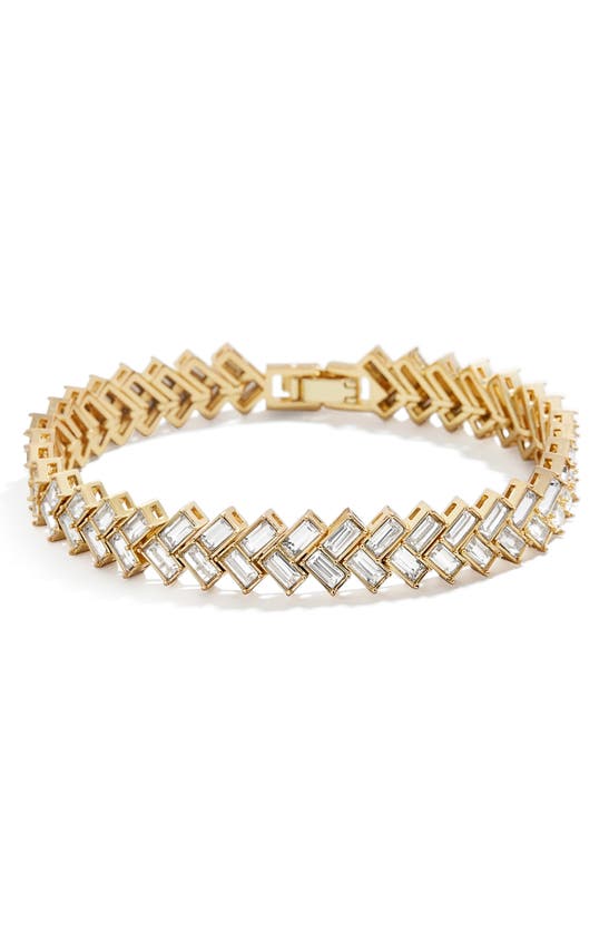 Baublebar Blake Crystal Tennis Bracelet In White | ModeSens