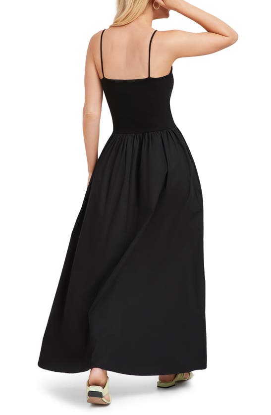 Shop Marcella Tally Maxi Sundress In Black