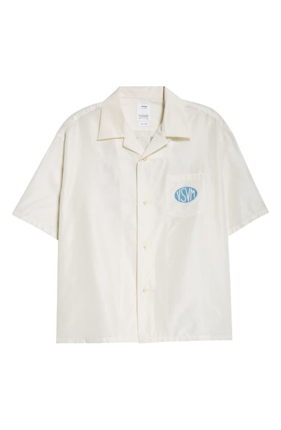 Shop Visvim Copa Oversize Silk Camp Shirt In White