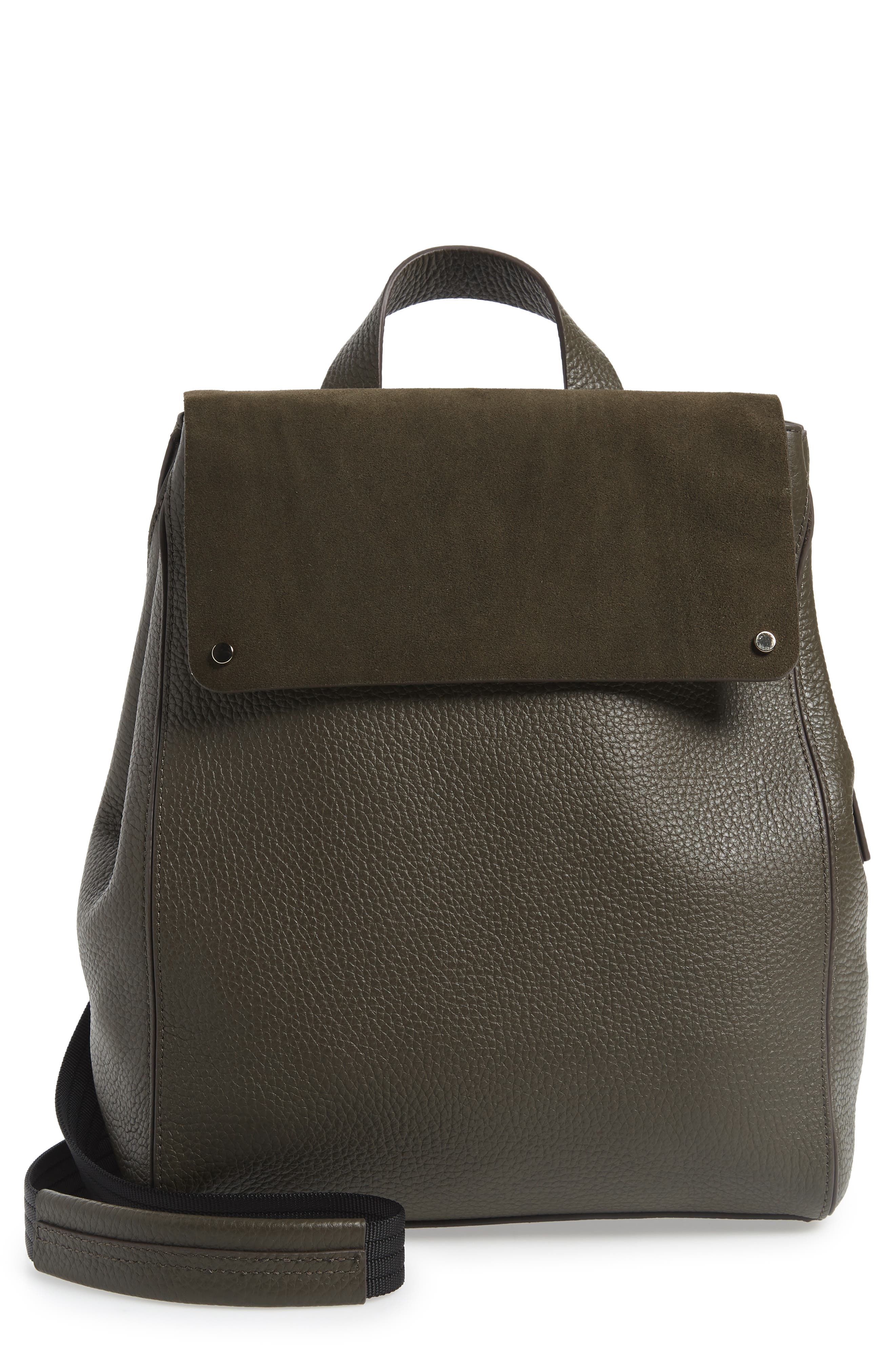 amari convertible leather backpack