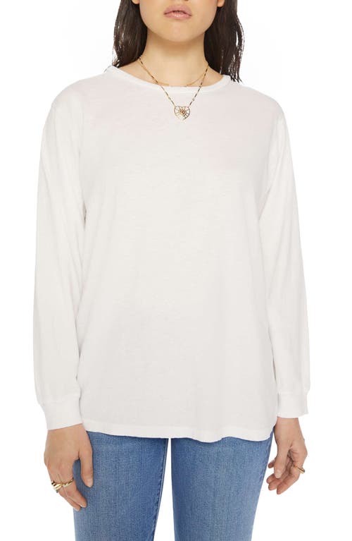 MOTHER The Long Sleeve Rowdy Cotton T-Shirt at Nordstrom,