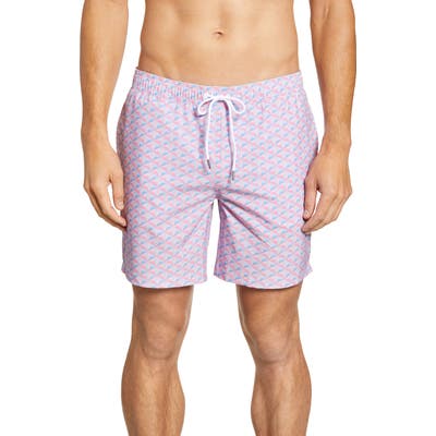 Bonobos 7-Inch E-Waist Swim Trunks, Pink
