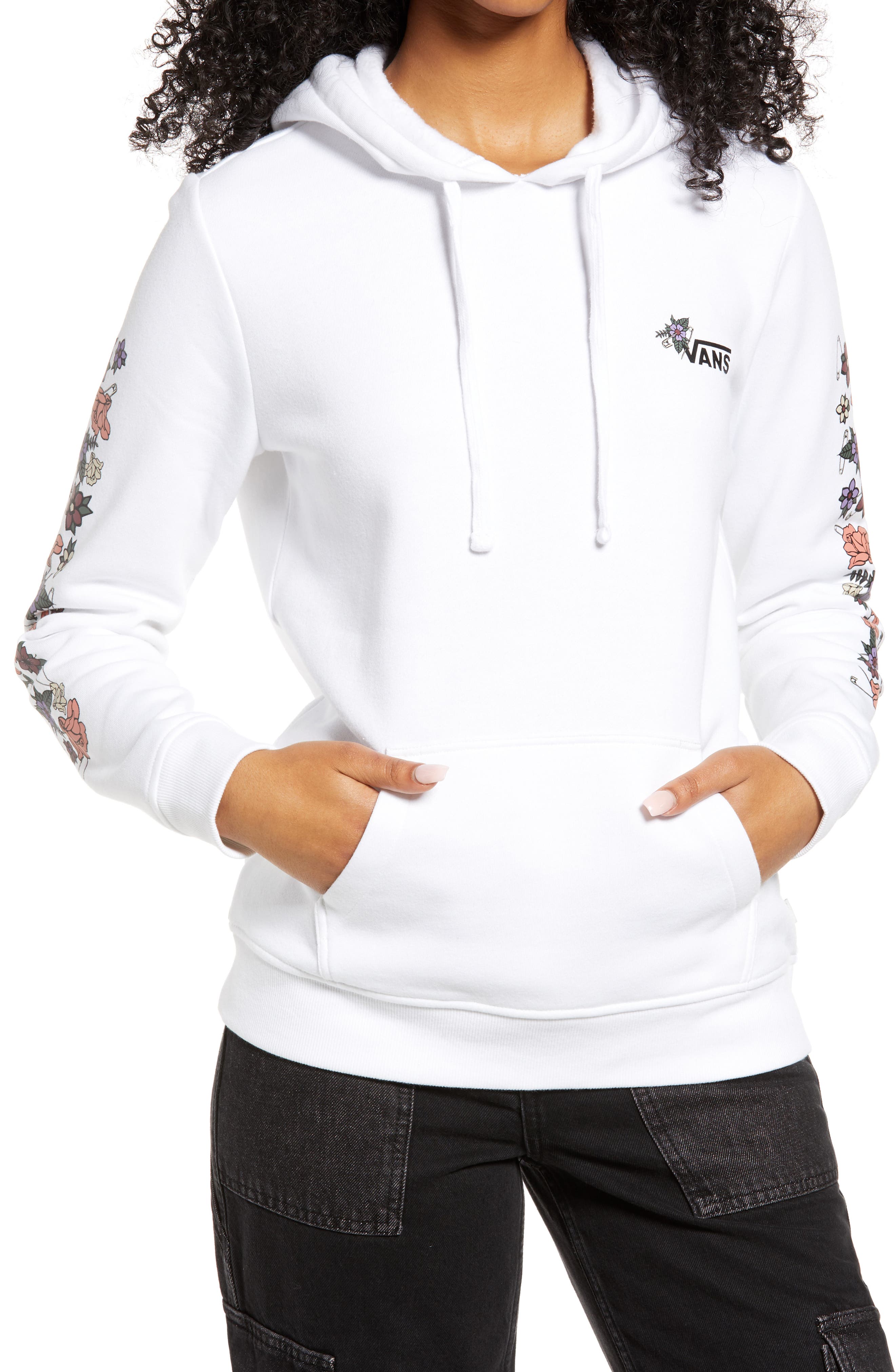 white vans sweatshirt womens