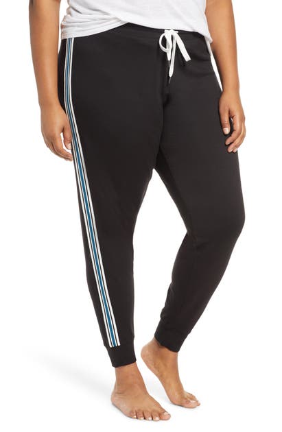Click to view more detailed imagery on our partner's website Pj Salvage Track Star Lounge Jogger Pants In Black