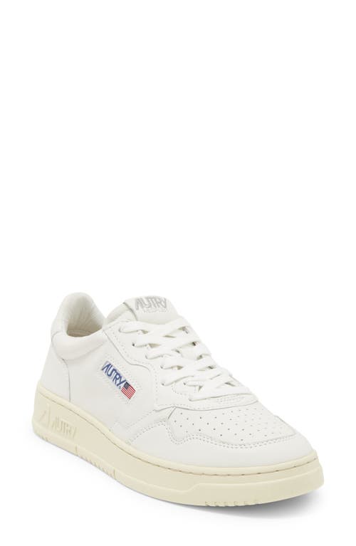 AUTRY Medalist Low Sneaker Goat/Goat White at Nordstrom